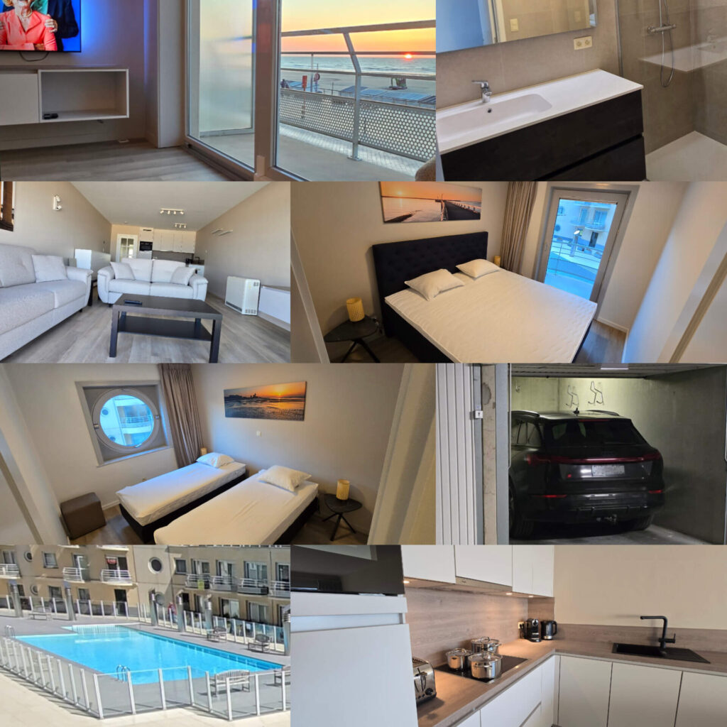 Collage vakantie appartement Oostende